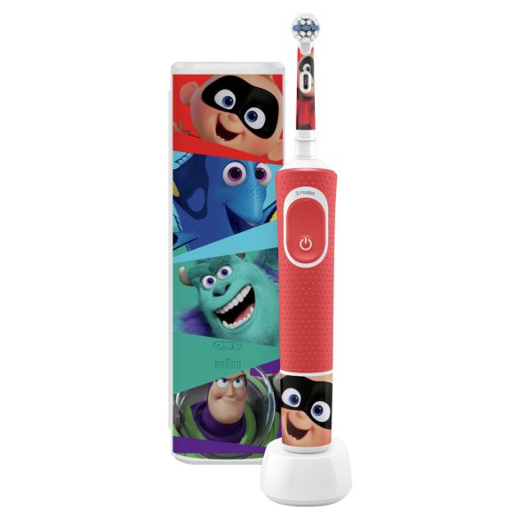 Oral-B D100 Vitality elektromos gyerek fogkefe - Pixar+útitok