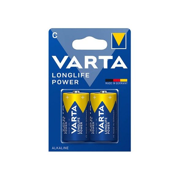 Elem Varta Longlife Power tartós LR14 bébi 1,5V 2db 4914121412