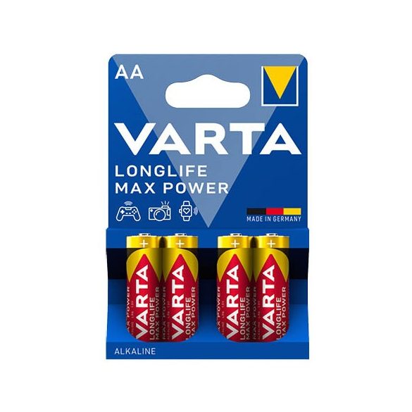 Elem Varta Max-Tech alkáli LR6 ceruza 1,5V 4db 4706101404