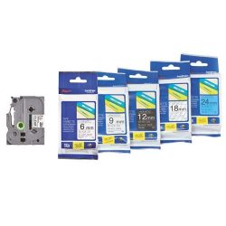 Betűnyomó kazetta 9mm Brother TZe421 piros-fekete