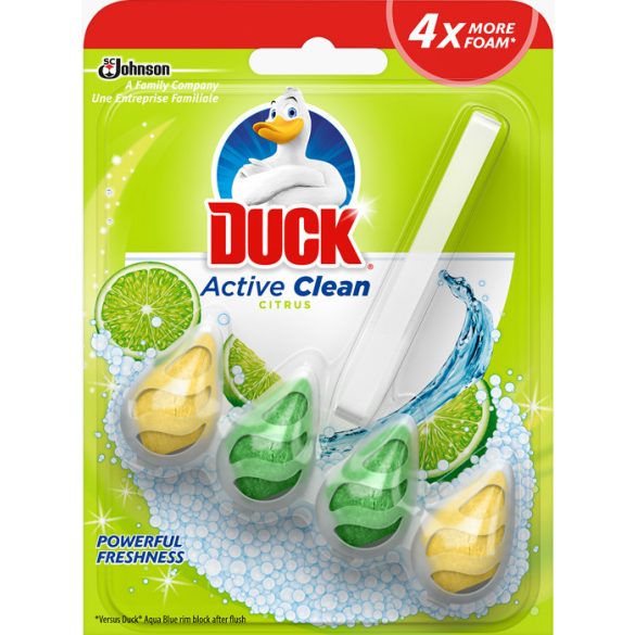Duck® Active Clean WC-öblítő rúd 38,6 g Citrus