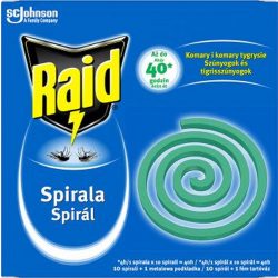 Raid® Szúnyogirtó spirál 10 db