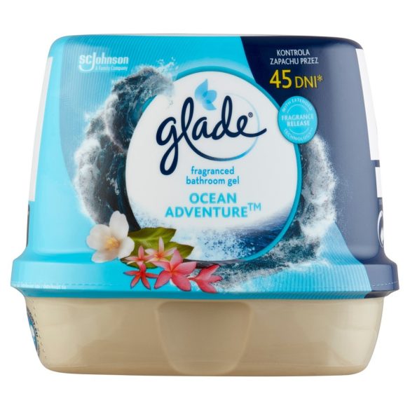 Glade® fürdőszobai légfrissítő zselé 180 g Ocean Adventure