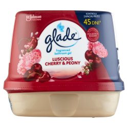   Glade® fürdőszobai légfrissítő zselé 180 g Luscious Cherry&Peony