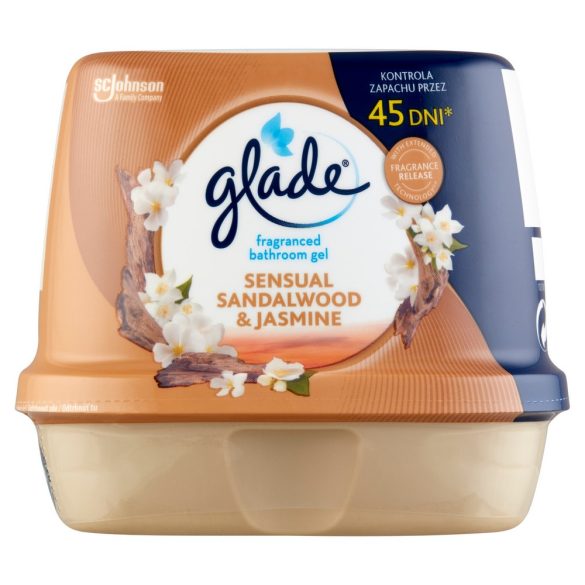 Glade® fürdőszobai légfrissítő zselé 180 g Sensual Sandalwood&Jasmin