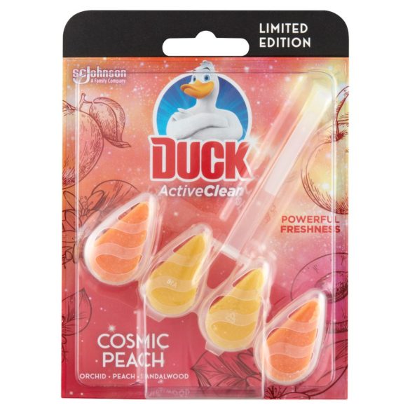 Duck® Active Clean WC-öblítő rúd 38,6 g Cosmic Peach