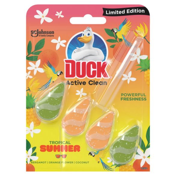 Duck® Active Clean WC-öblítő rúd 38,6 g Tropical Summer