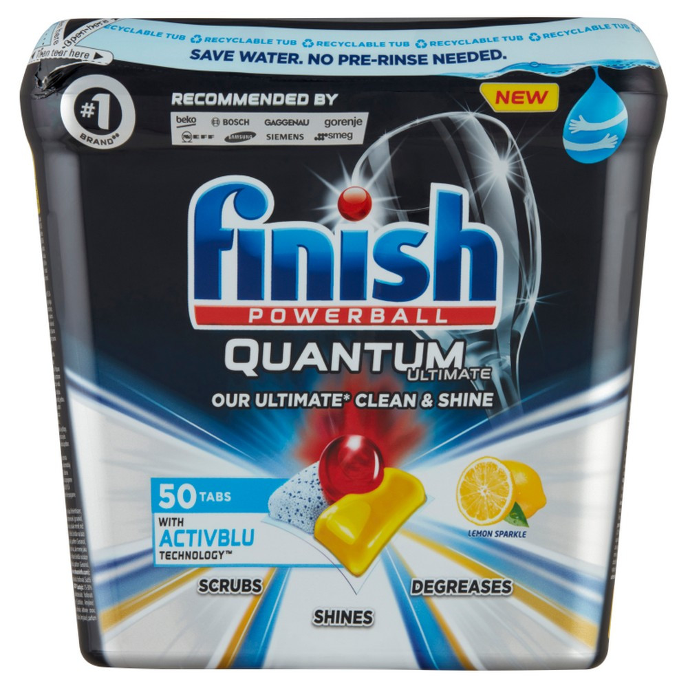 Finish Powerball Ultimate tabletta 50 db Lemon - Tisztítósze