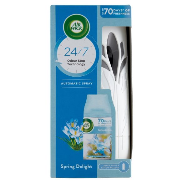 AirWick Freshmatic Pure légfrissítő készülék utántöltővel 250 ml Spring Delights