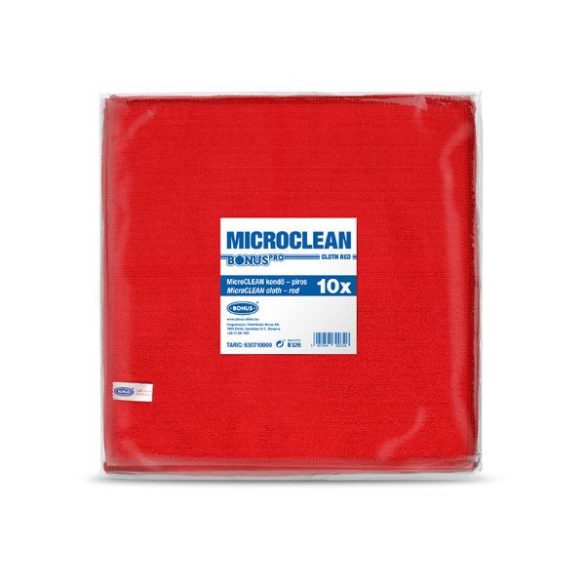 Bonus Pro mikroszálas kendő (32×32cm) 10db piros