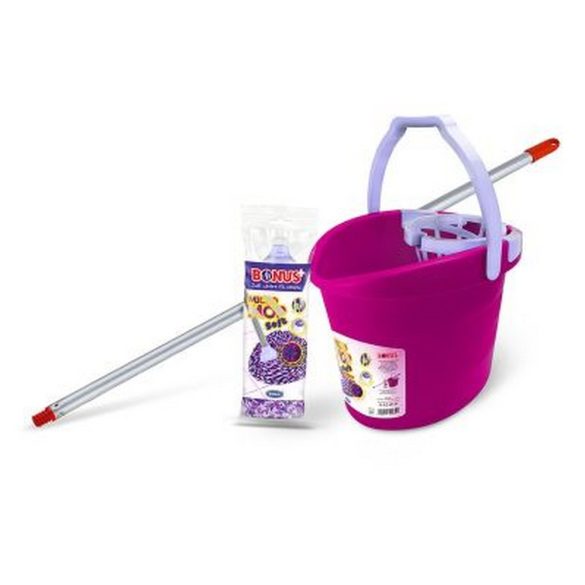 Bonus+ MicroMop Soft szett vödör+ alukróm nyél+ Soft fej