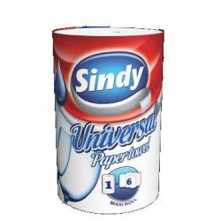 Sindy konyhai papírtörlő 1 tekercs 2 rétegű Universal