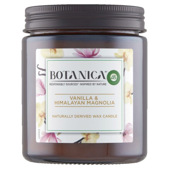 AirWick Botanica illatgyertya 205 g Vanília és Himalájai magnólia