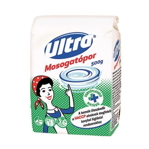 ULTRA Fertőtlenítő hatású mosogatópor 500 g