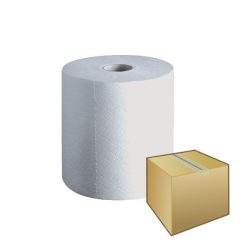   Kéztörlő SMILEY Advenced Midi tekercses 2rétegű fehér 19cm/125m 100% cellulóz