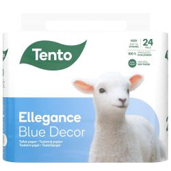   TENTO toalettpapír Ellegance Blue Decor 3 rétegű 24 tekercses