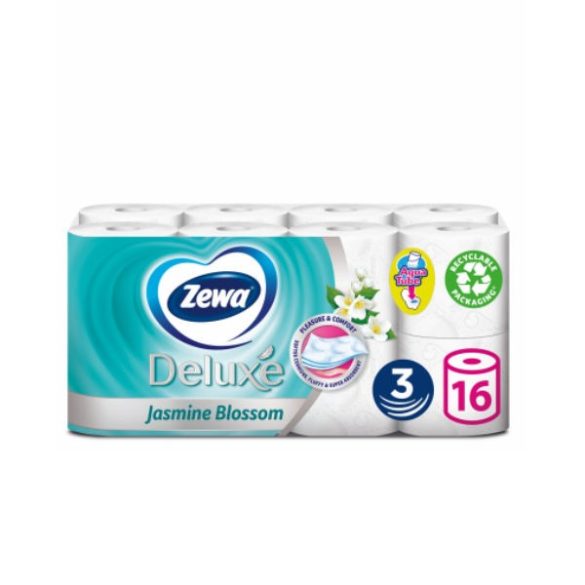 Zewa Deluxe toalettpapír 3 rétegű 16 tekercs Jasmine Blossom