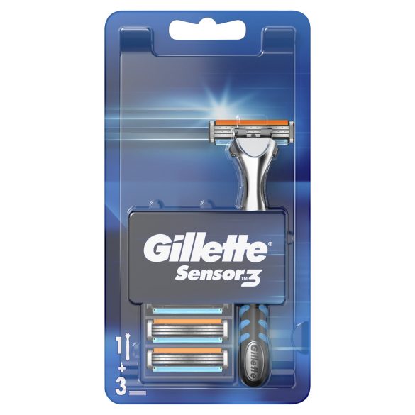 Gillette Sensor3 borotva +2 betét
