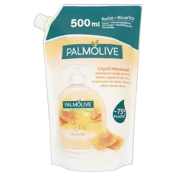 PALMOLIVE folyékony szappan utántöltő Tejes mézes 500 ml