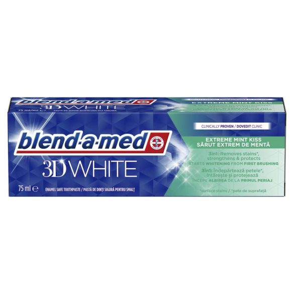 Blend-A-Med fogkrém 75 ml 3D White Fresh Extra Mint Kiss