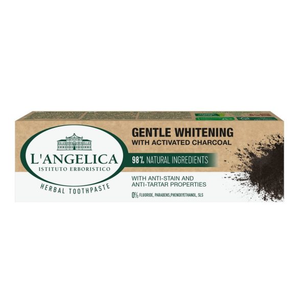 L'Angelica fogkrém fehérítés aktív Szénnel 75 ml