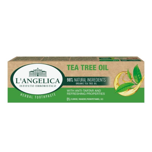 L'Angelica fogkrém fogkő elleni védelem és friss lehellet Teafaolajjal 75 ml