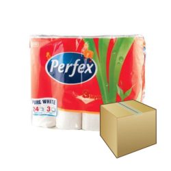 Perfex WC papír 3rétegű 24 tekercs 6DB-OS KARTON ÁR