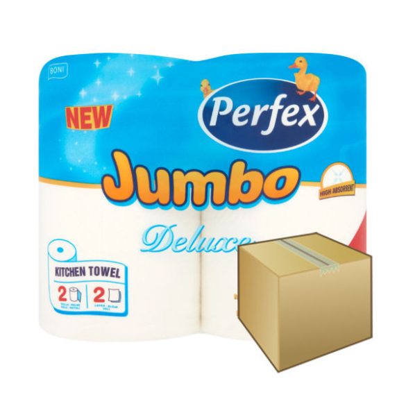 Perfex JUMBO konyhai papírtörlő 2rétegű 2 tekercs 10DB-OS KARTON ÁR