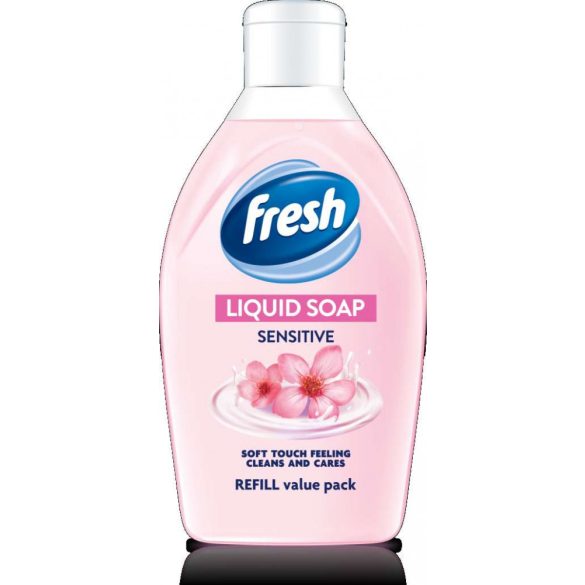 FRESH folyékony szappan virág illatú utántöltő (Sensitive) 1l