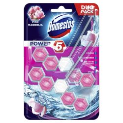 DOMESTOS Power5 WC-rúd 2x55 g Pink Magnólia