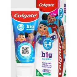 COLGATE gyerek fogkrém 6-9 Smiles 50 ml Mint