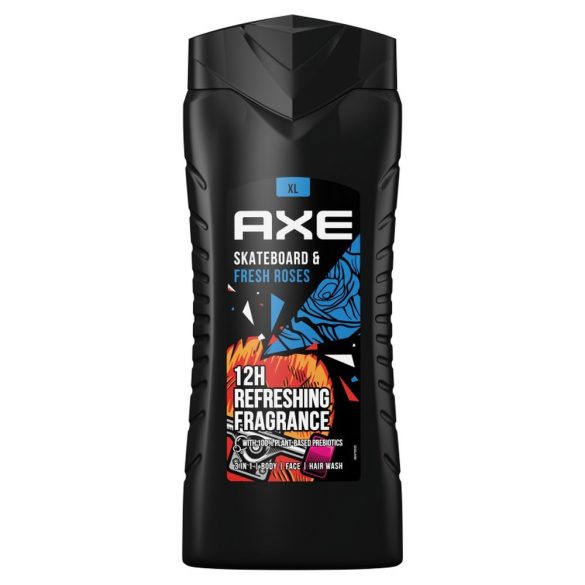 AXE tusfürdő 400 ml Skateboard & Fresh roses