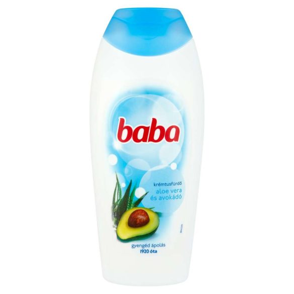 BABA tusfürdő 400 ml Aloe Vera & Avokádó