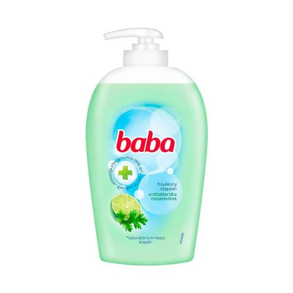 BABA folyékony szappan 250 ml Antibakteriális hatású lime