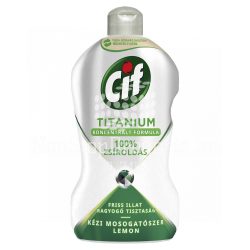 CIF kézi mosogatószer Titanium 450 ml Lemon