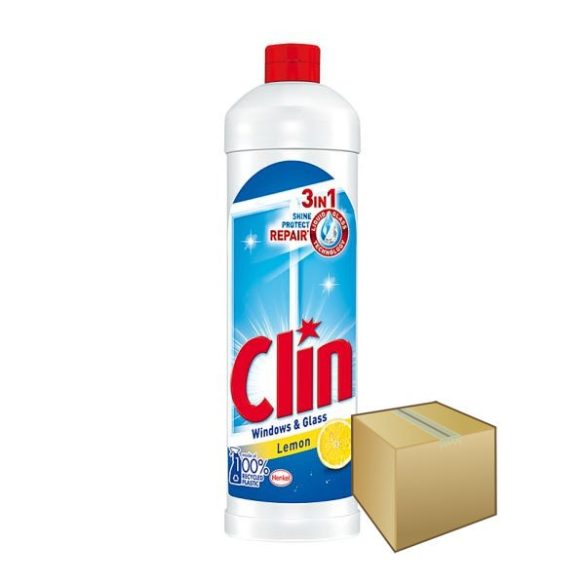 CLIN üvegtisztító utántöltö 750ml (15DB-OS KARTON ÁR)