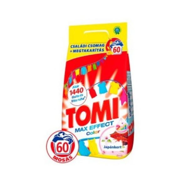 Tomi mosópor 60mosás 4,2kg Max effect Color
