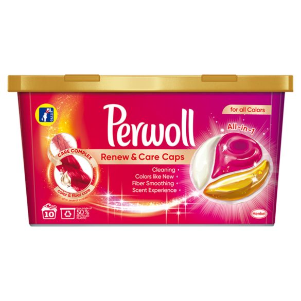 Perwoll Renew & Care mosókapszula Color 10 db