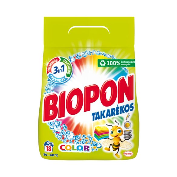 Biopon Takarékos 1,17 kg Color mosópor  (18 mosás)