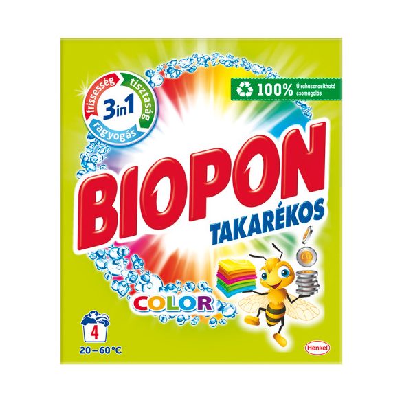 Biopon Takarékos 260 g Color mosópor (4 mosás)