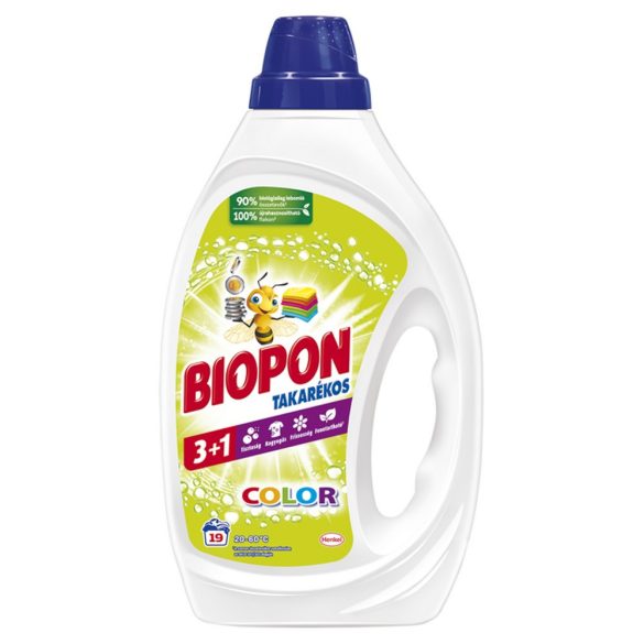 Biopon Takarékos 0,855 l Color gél (19 mosás)