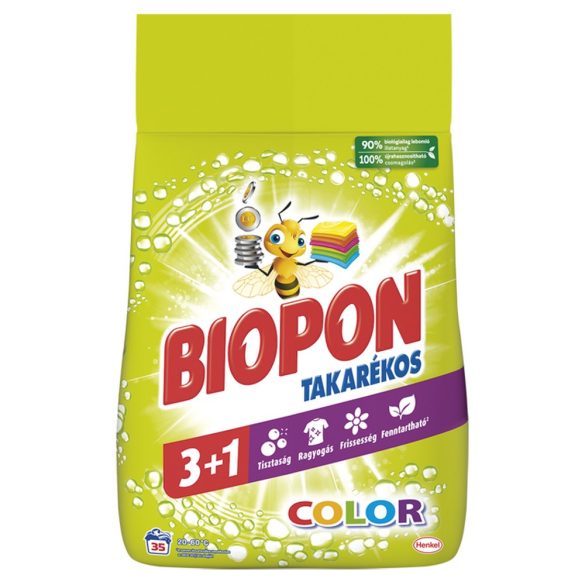 Biopon Takarékos 2,1 kg mosópor Color (35 mosás)
