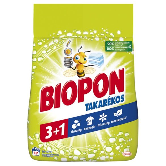 Biopon Takarékos 1,02 kg mosópor  (17 mosás)