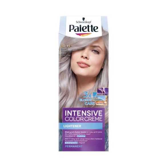 Palette ICC intenzív krémhajfesték (10-19) hűvös ezüst szőke