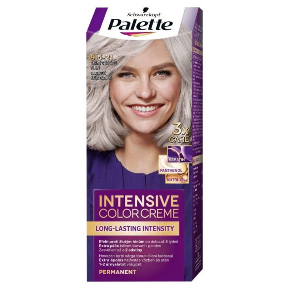 Palette ICC intenzív krémhajfesték (9,5-21) ragyogó ezüstszőke
