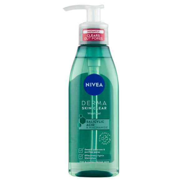 NIVEA Derma Activate Skin Clear Arctisztító Gél 150 ml