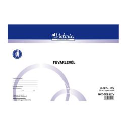   Nyomtatvány, fuvarlevél, 50x3, A4, fekvő, VICTORIA PAPER "D.GÉPJ.17"